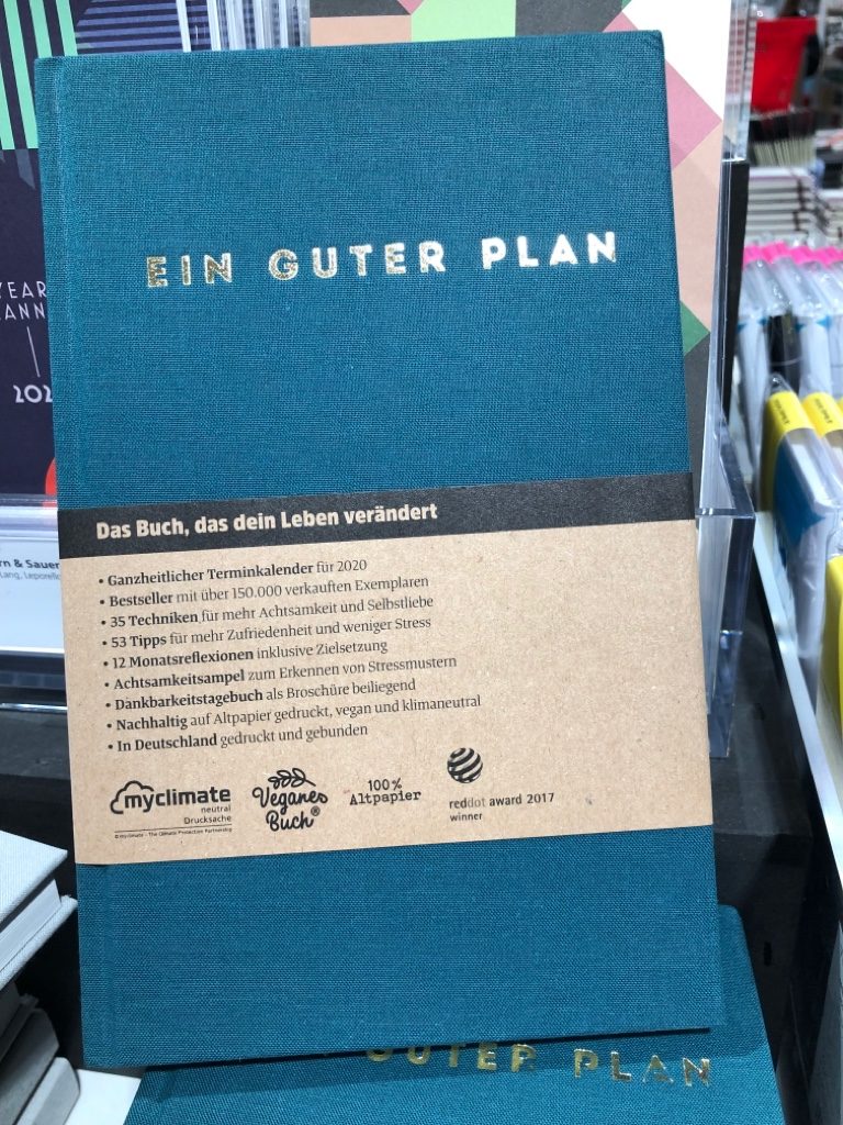 Ein guter Plan 2020 - blau