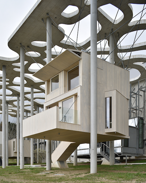 Nancys Unterkunft in der Schweiz. Design: Fuhrimann Haechler Architekten. Credits: Fondation Jan Michalski, Montricher 